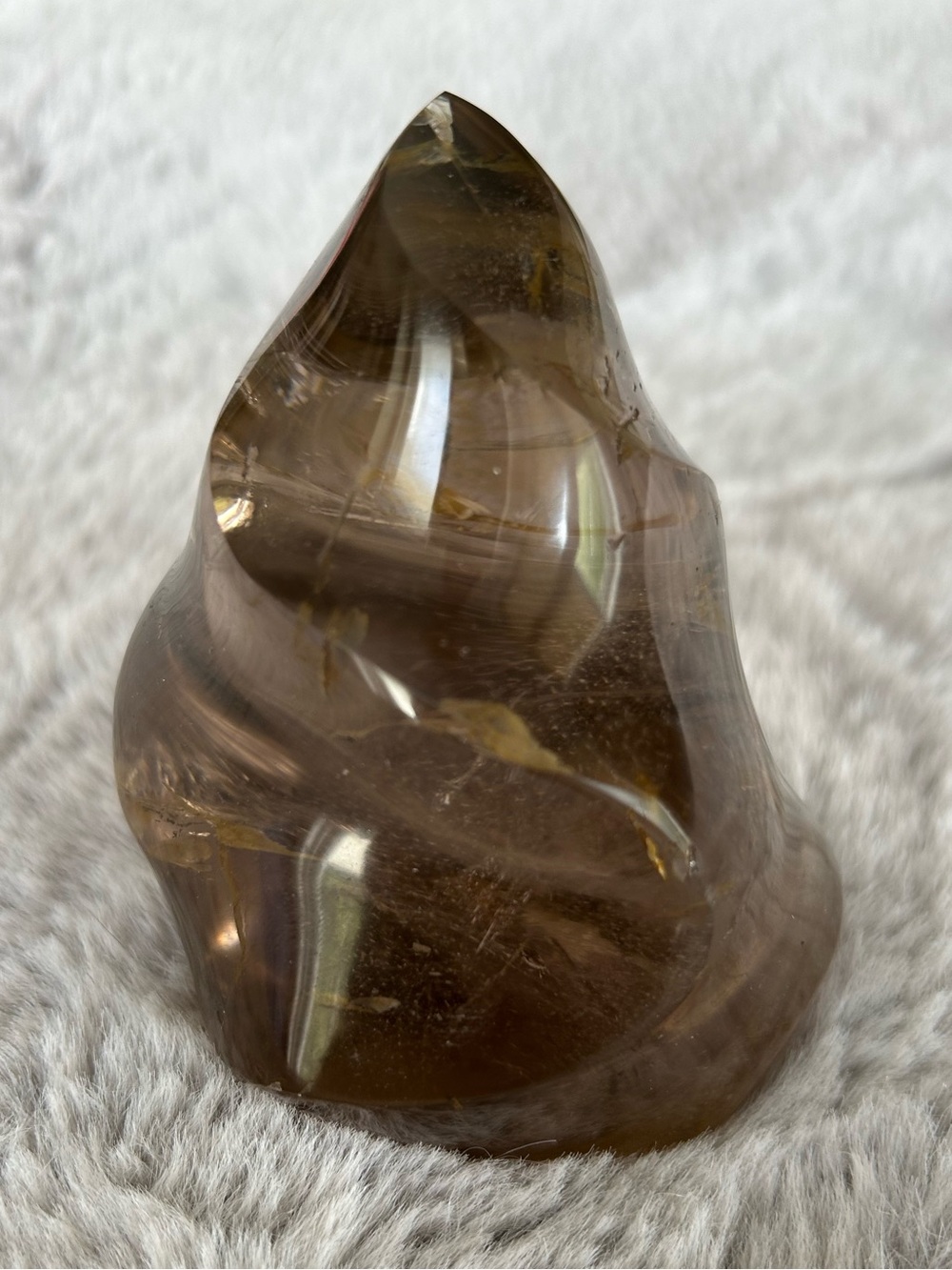 Natural Smoky Quartz Flame